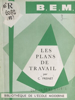 cover image of Les plans de travail